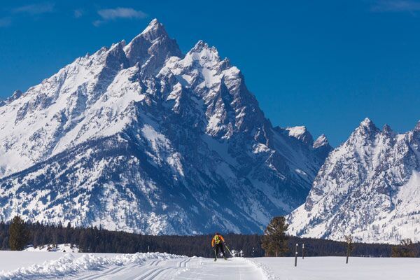Grooming is underway on the Teton Park Road for the winter season!