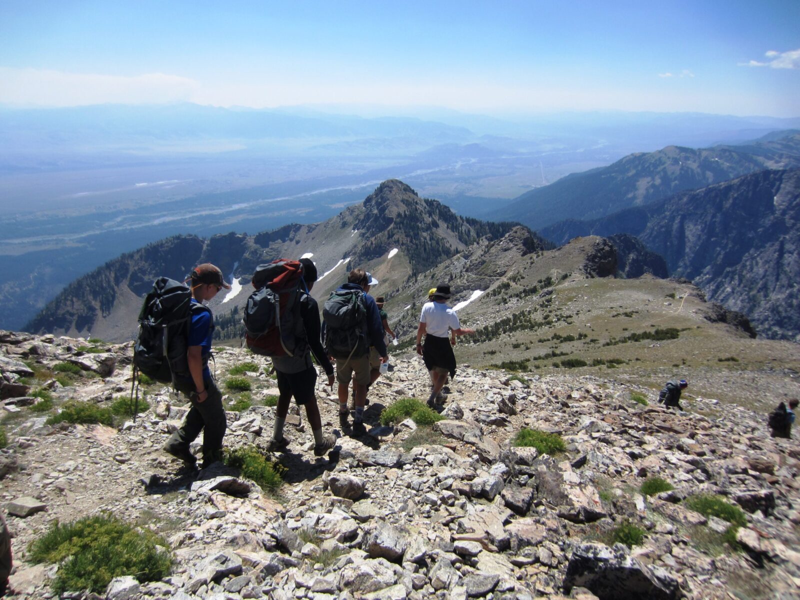 29709457331_24ba2c7b78_o Hikers enjoy a clear day on the Static Peak Divide Trail.