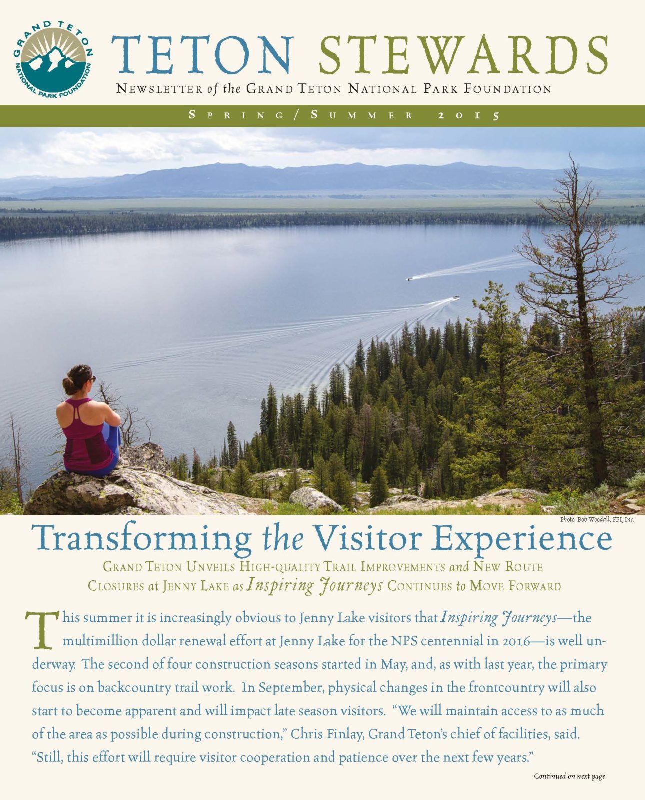 Grand Teton National Park Newsletters