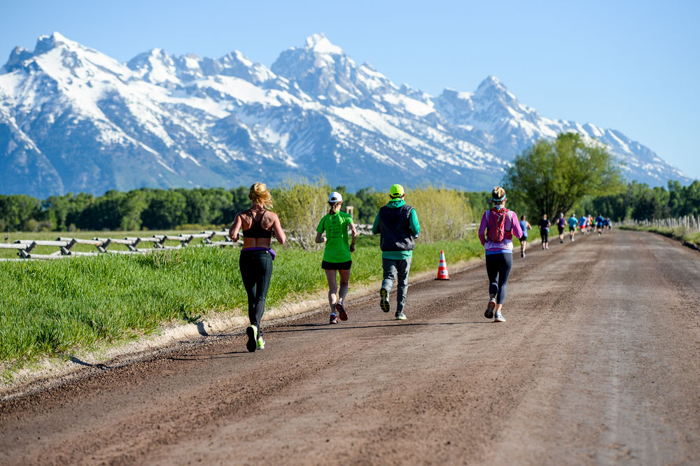 Runners enjoy the views along the race course. Photo courtesy of Lucid Images.