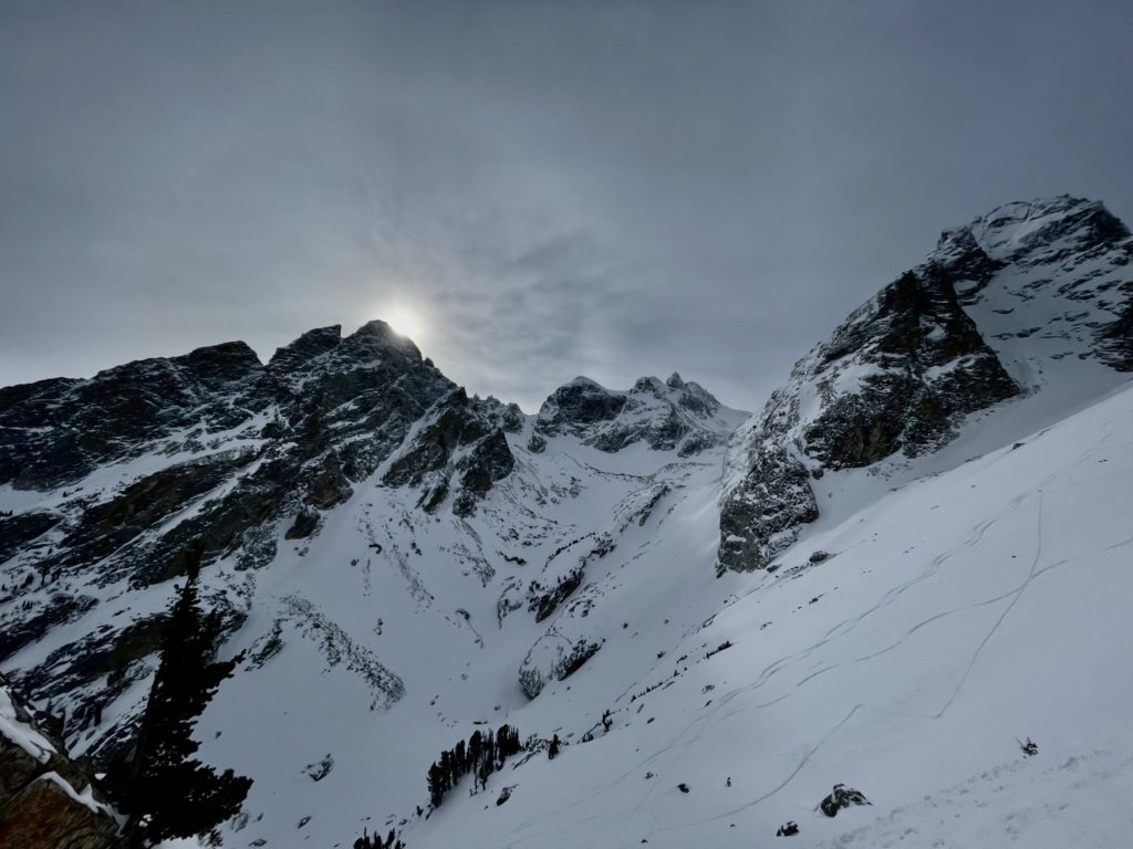 Backcountry users are exploring terrain throughout Grand Teton, emphasizing the importance of adding professional observations directly from the park to the BTAC forecast.