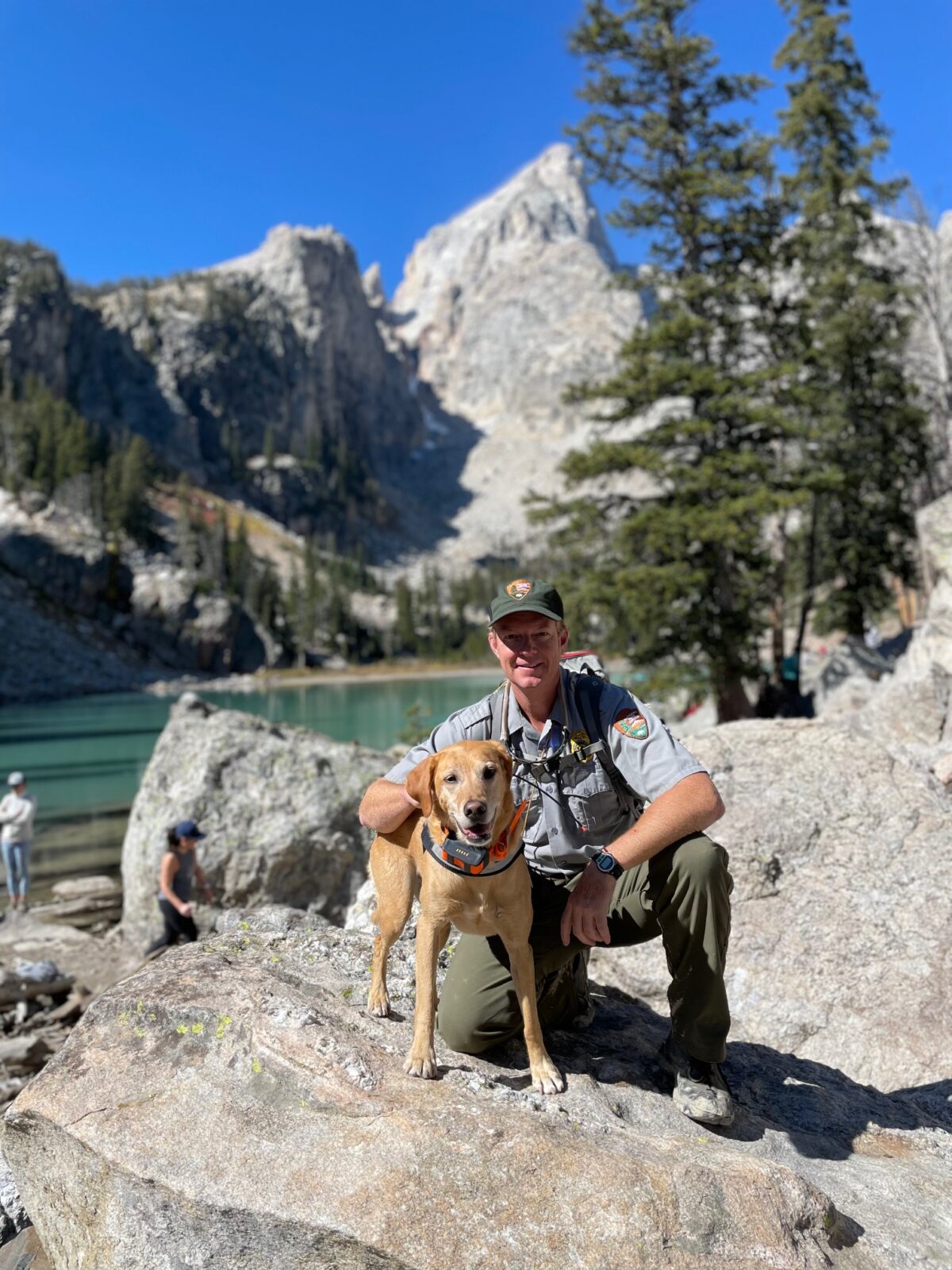 Jenny Lake District Ranger Scott Guenther.