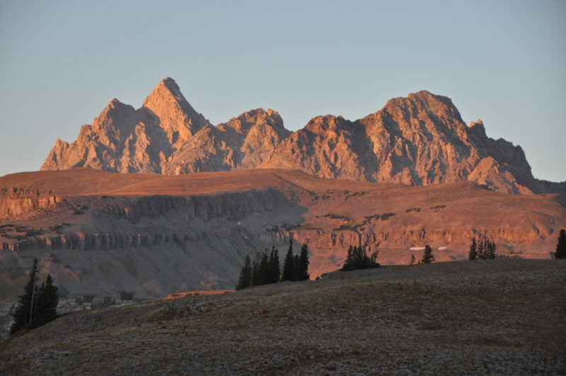 The Teton Crest Trail provides dramatic views of the highest peaks of the Teton Range. Photo by Jenny King.