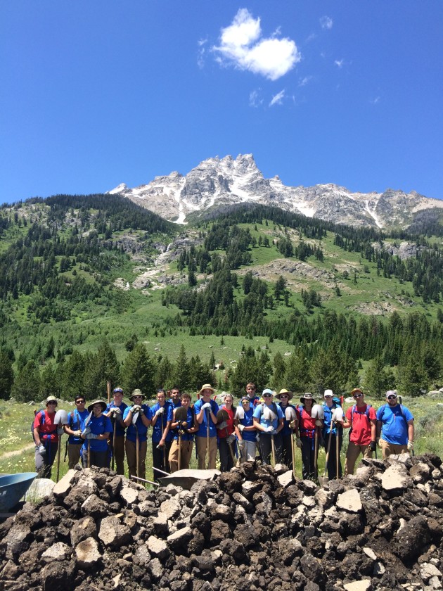 Pavement removal at Lupine Meadows