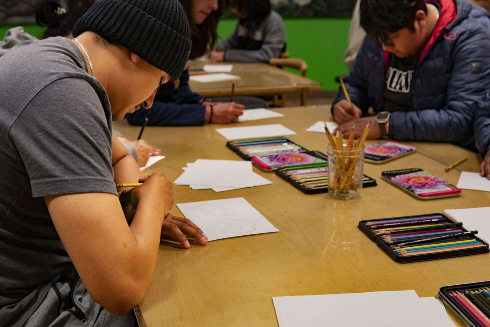 Participants create their own artwork reflecting values important to them or their community.