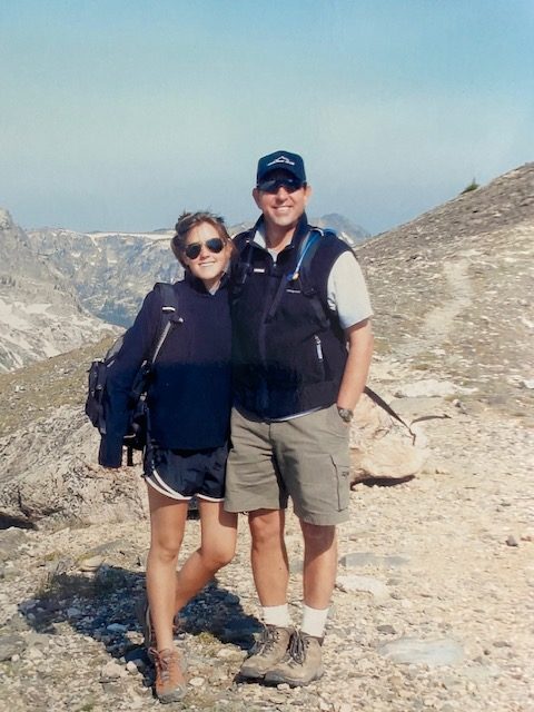 Tom enjoys sharing his appreciation for the Tetons with his family.