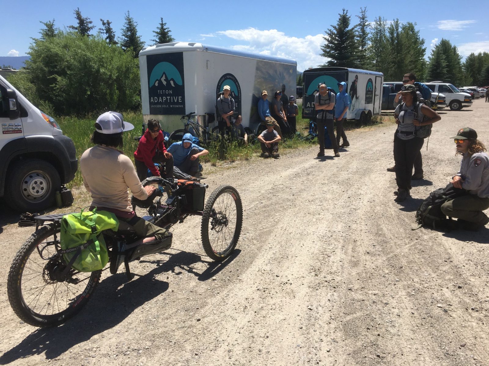 YCP spent a day with Teton Adaptive learning about accessibility improvements to park trails that allow people who use various mobility devices to experience Grand Teton's backcountry.