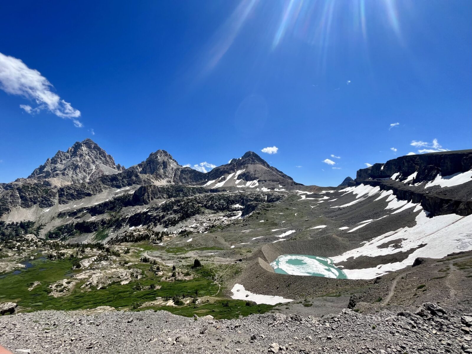 Looking east from Hurricane Pass. Photo: Tony Ferlisi