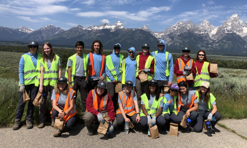 YCP team members feeling accomplished after a morning of native seed collection in the park.